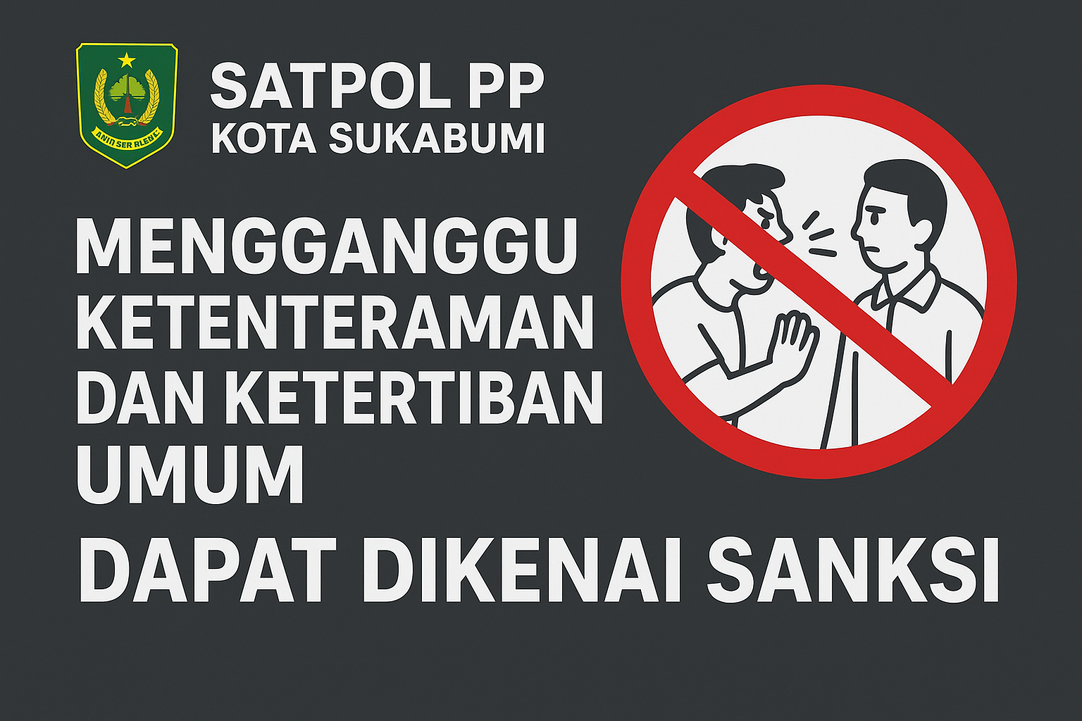 Larangan Mengganggu Ketertiban